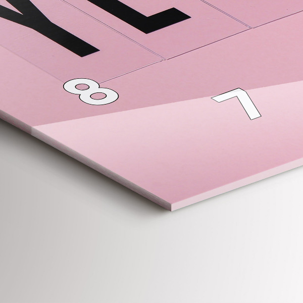 Horizontale Uhr mit motiv Ja, du kannst