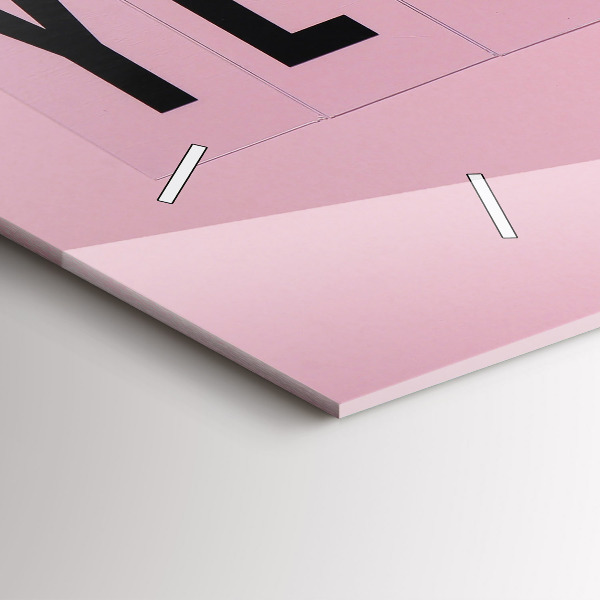 Horizontale Uhr mit motiv Ja, du kannst