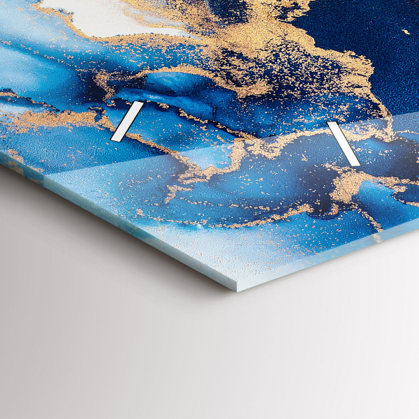 Horizontale Uhr mit motiv Marmoriertes Muster