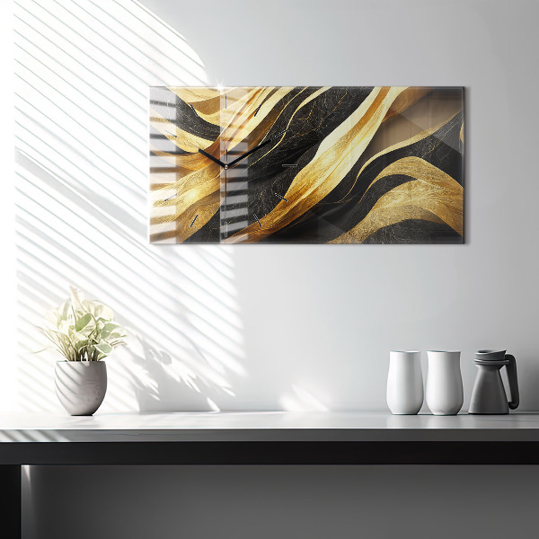 Horizontale Uhr Elegante Abstraktion