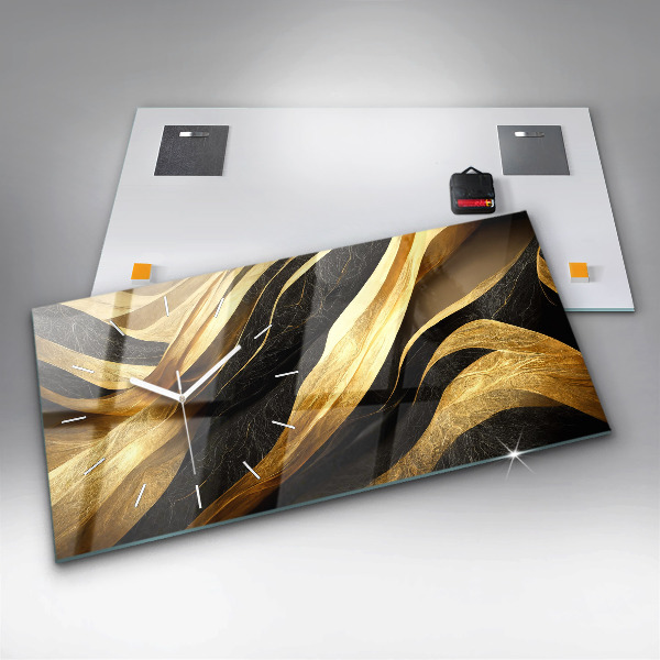 Horizontale Uhr Elegante Abstraktion