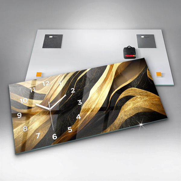 Horizontale Uhr Elegante Abstraktion