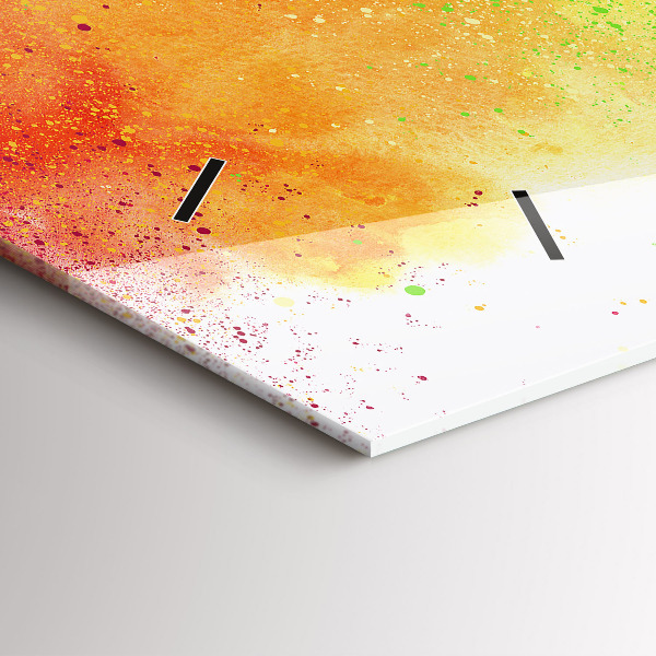 Horizontale Uhr mit motiv Abstrakter Regenbogen