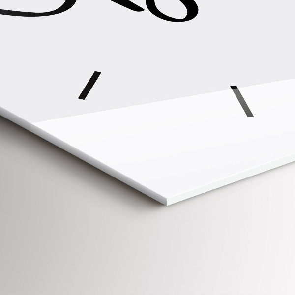 Horizontale Uhr mit motiv Inschrift Bon voyage