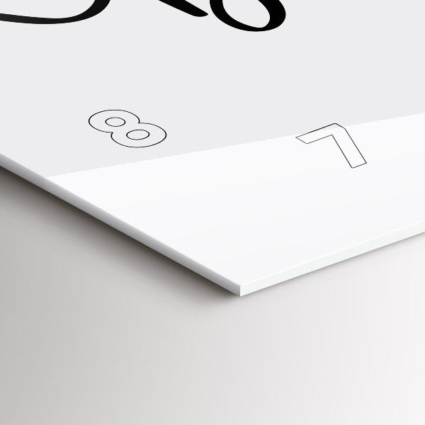 Horizontale Uhr mit motiv Inschrift Bon voyage