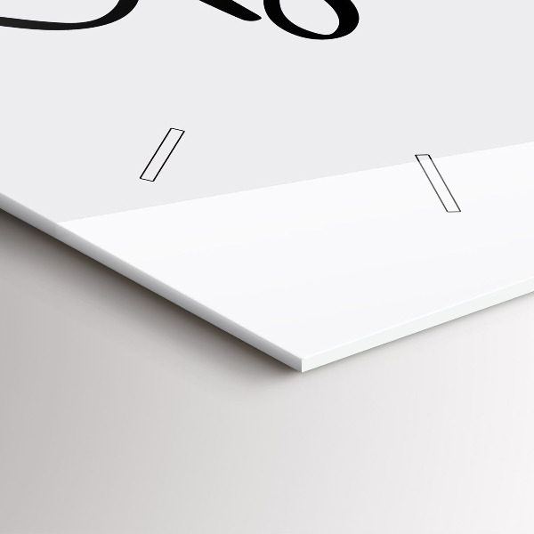 Horizontale Uhr mit motiv Inschrift Bon voyage