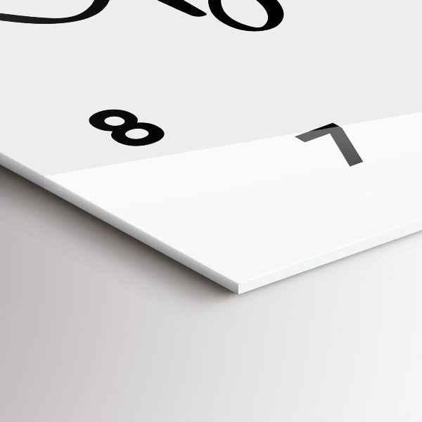 Horizontale Uhr mit motiv Inschrift Bon voyage