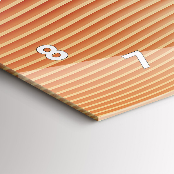 Horizontale Uhr Wellen abstraktes Muster