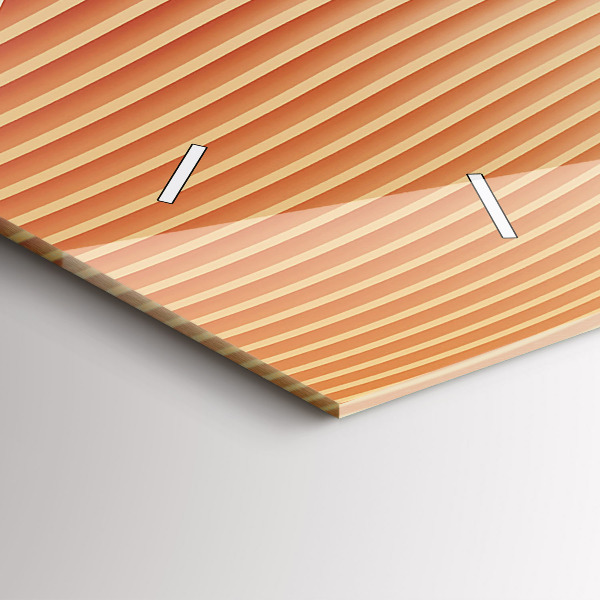 Horizontale Uhr Wellen abstraktes Muster