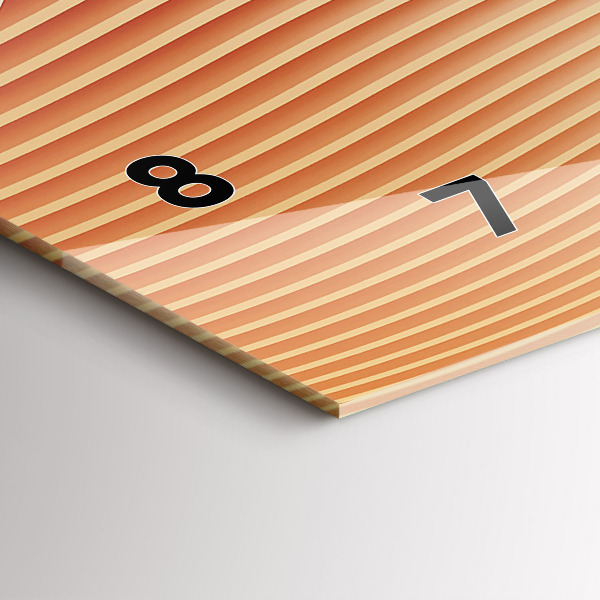 Horizontale Uhr Wellen abstraktes Muster