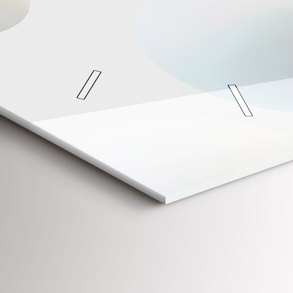 Horizontale Uhr mit motiv Bälle abstrakt