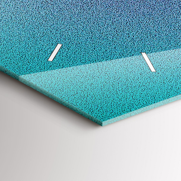 Horizontale Uhr mit motiv Muster mit Farbverlauf