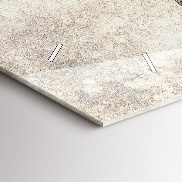 Horizontale Uhr Weltkarte Zeitung