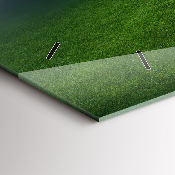 Horizontale Uhr mit motiv Fußballfeld