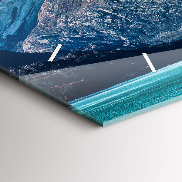 Horizontale Uhr mit motiv Walfisch Wasser