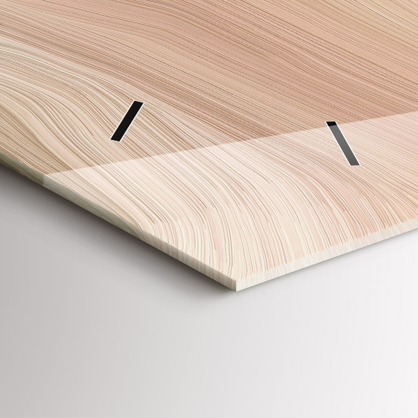 Horizontale Uhr Abstraktion einer Welle