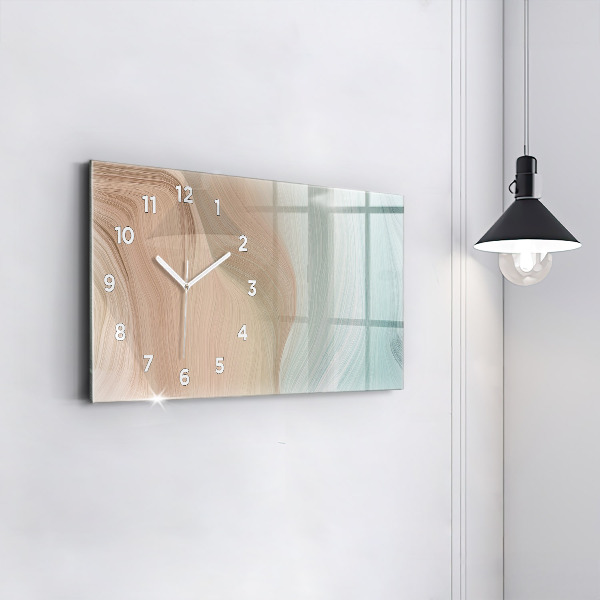 Horizontale Uhr Abstraktion einer Welle