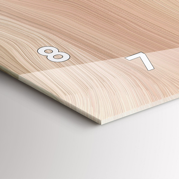 Horizontale Uhr Abstraktion einer Welle