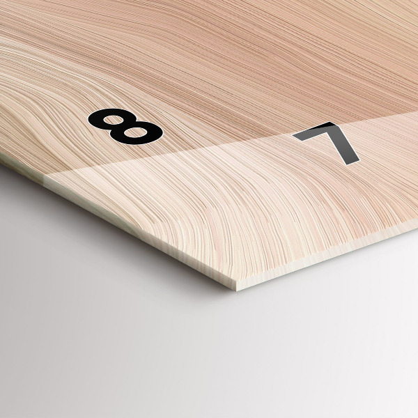 Horizontale Uhr Abstraktion einer Welle