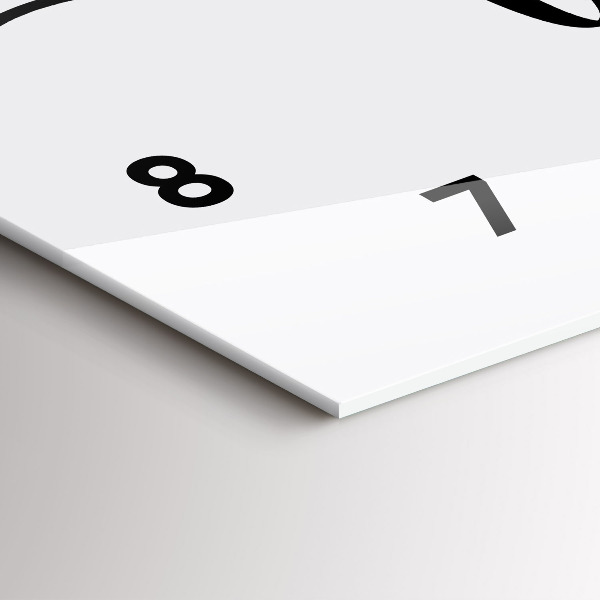 Horizontale Uhr Familieninschrift