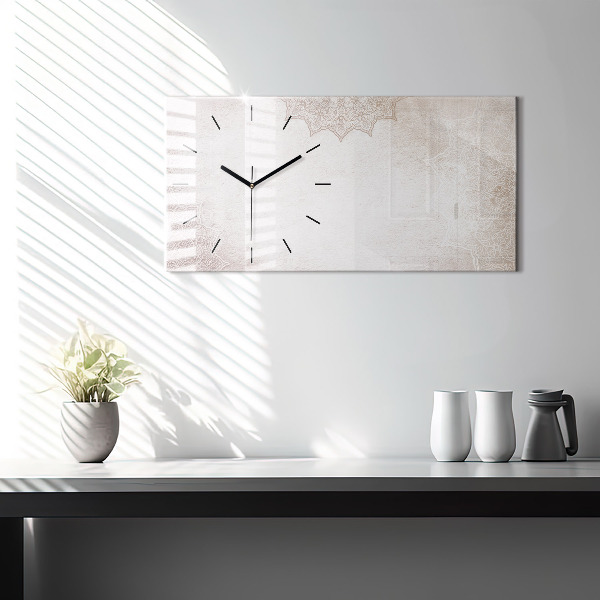 Horizontale Uhr Dekoratives Muster