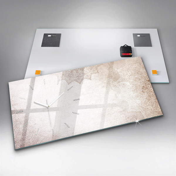 Horizontale Uhr Dekoratives Muster