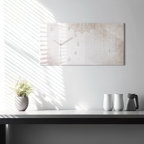 Horizontale Uhr Dekoratives Muster