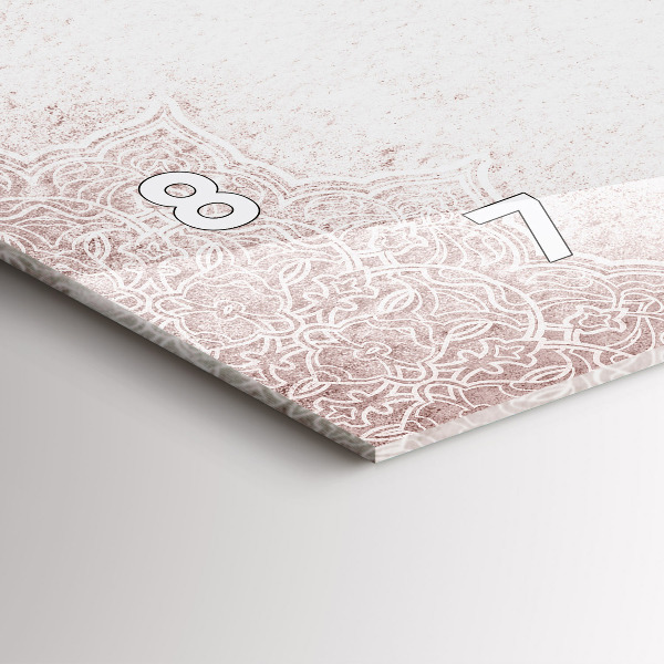 Horizontale Uhr Dekoratives Muster