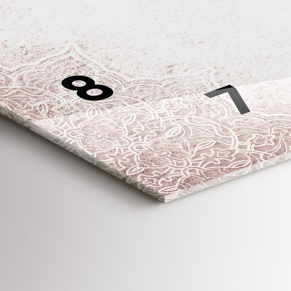 Horizontale Uhr Dekoratives Muster