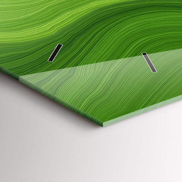 Horizontale Uhr mit motiv Moderne Wellen