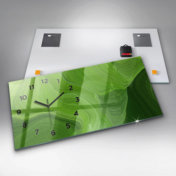 Horizontale Uhr mit motiv Moderne Wellen