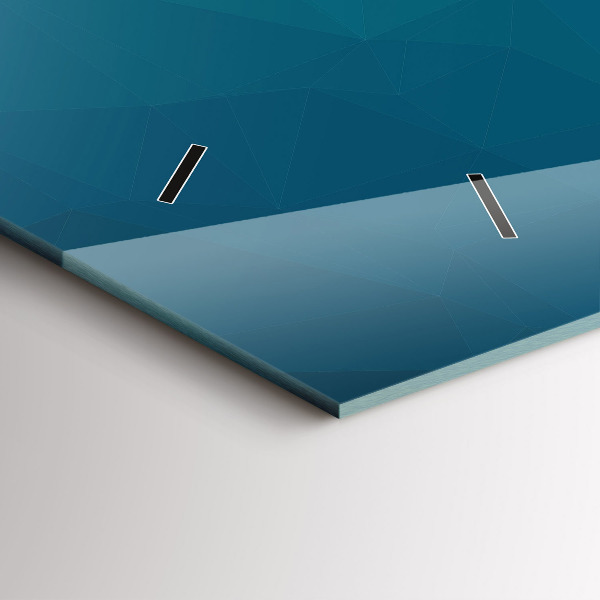 Horizontale Uhr mit motiv Marine Abstraktion