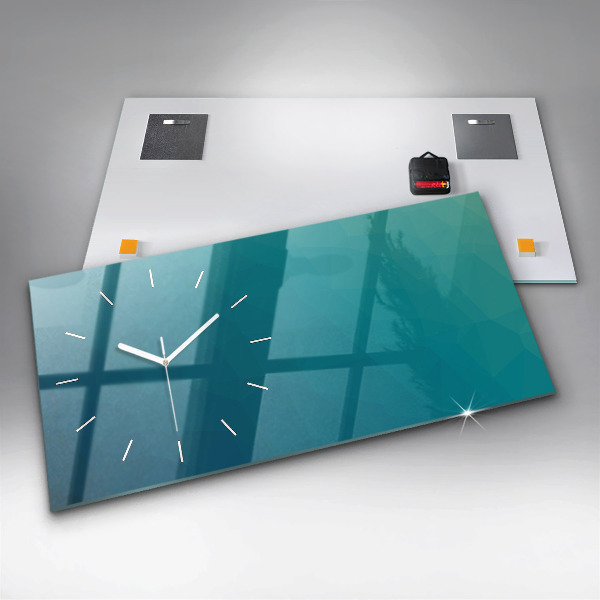 Horizontale Uhr mit motiv Marine Abstraktion