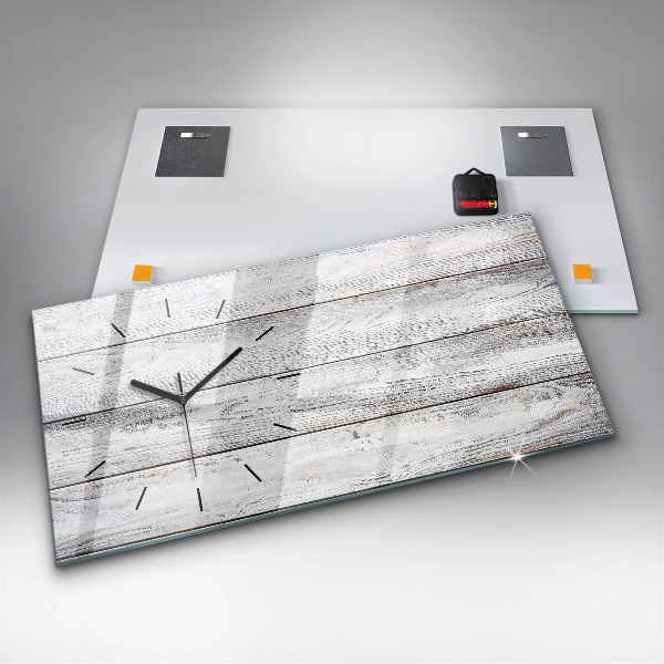 Horizontale Uhr mit motiv Bemalte Bretter