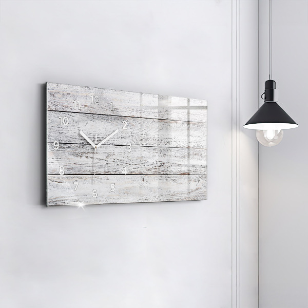 Horizontale Uhr mit motiv Bemalte Bretter