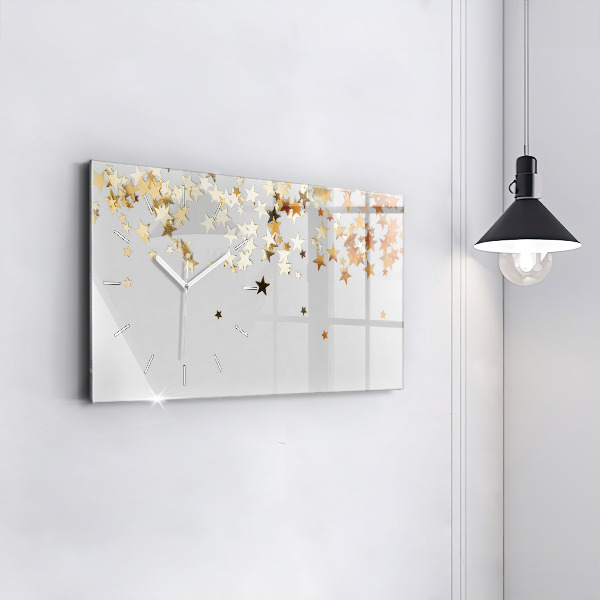 Horizontale Uhr Sterne