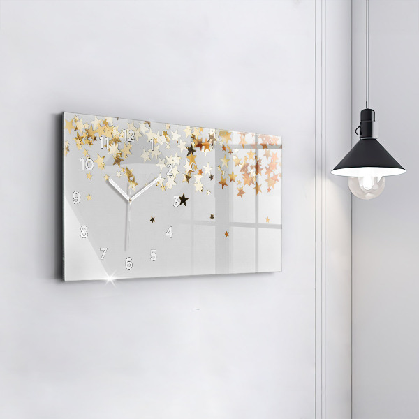 Horizontale Uhr Sterne