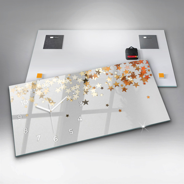 Horizontale Uhr Sterne