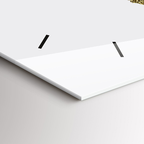 Horizontale Uhr mit motiv Weltkarte