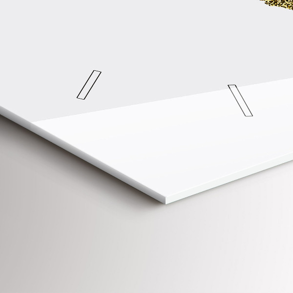 Horizontale Uhr mit motiv Weltkarte