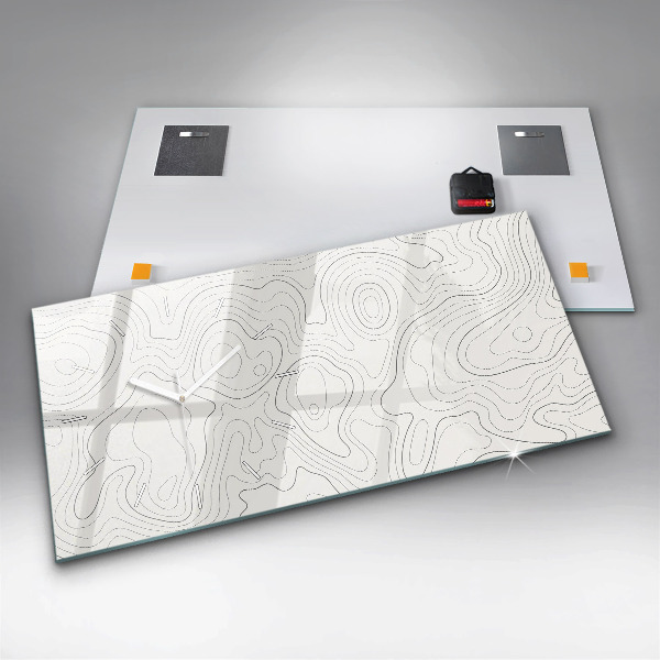 Horizontale Uhr Flecken abstrakt