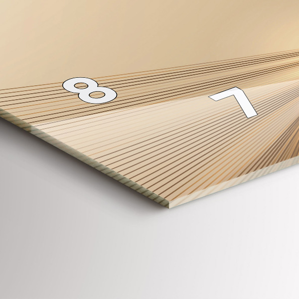 Horizontale Uhr Abstraktes Licht