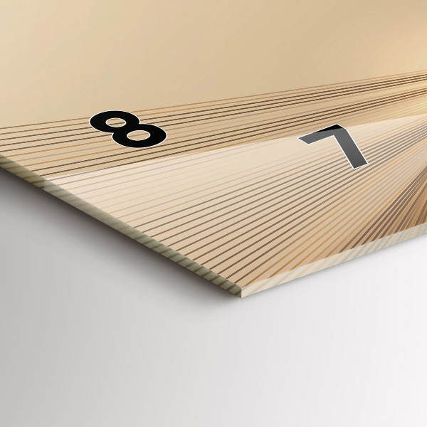 Horizontale Uhr Abstraktes Licht