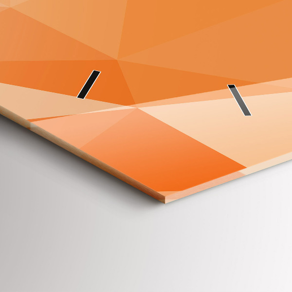 Horizontale Uhr mit motiv Abstrakte Dreiecke