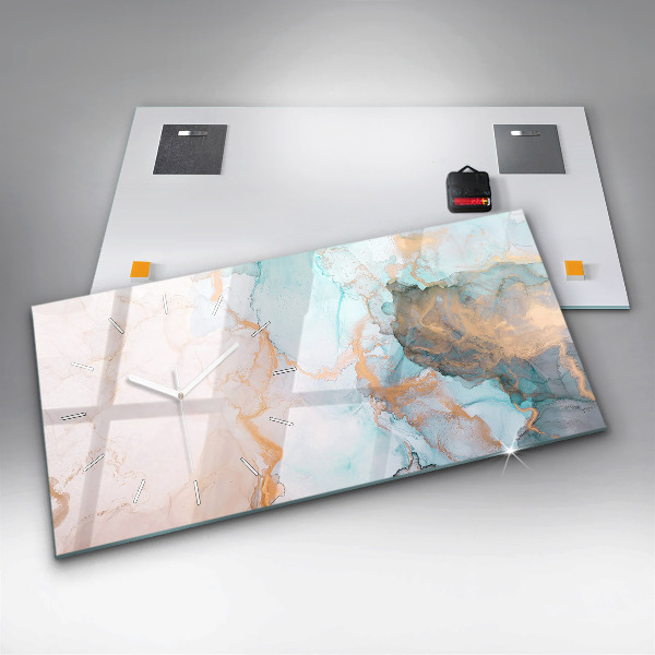 Horizontale Uhr mit motiv Abstraktes Bild