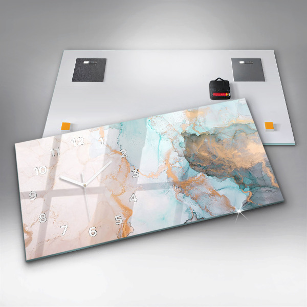 Horizontale Uhr mit motiv Abstraktes Bild