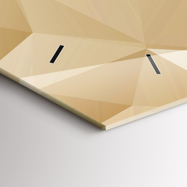 Horizontale Uhr Dreiecke abstrakt