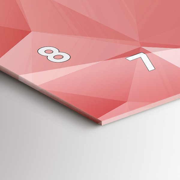 Horizontale Uhr Dreiecke abstrakt