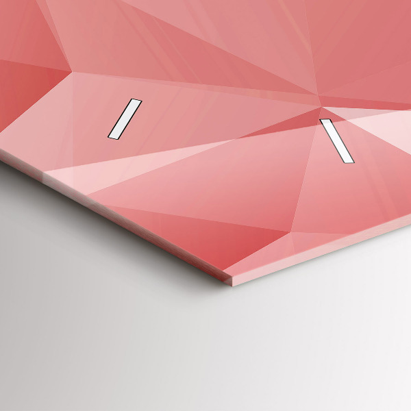 Horizontale Uhr Dreiecke abstrakt