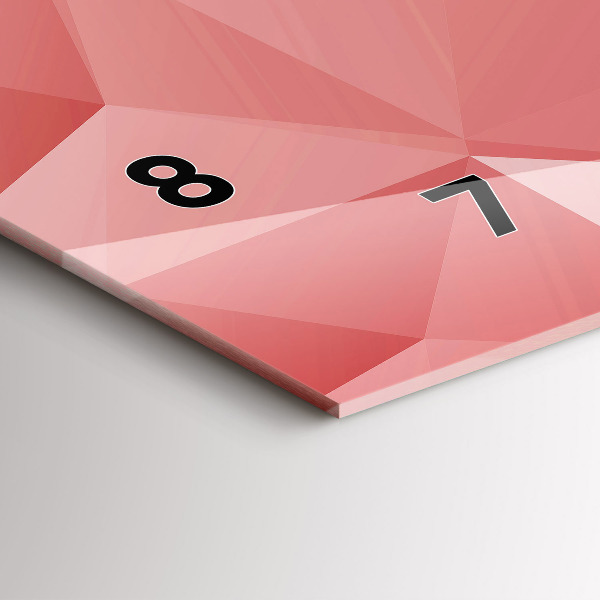 Horizontale Uhr Dreiecke abstrakt